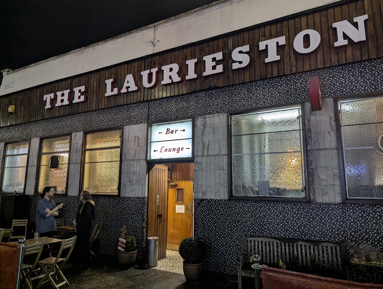 Laurieston Bar, photo from the pub's Google listing